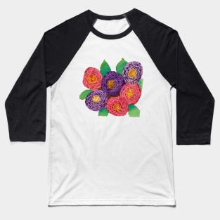 Beautiful flower arrangement with leaves surrounding Baseball T-Shirt